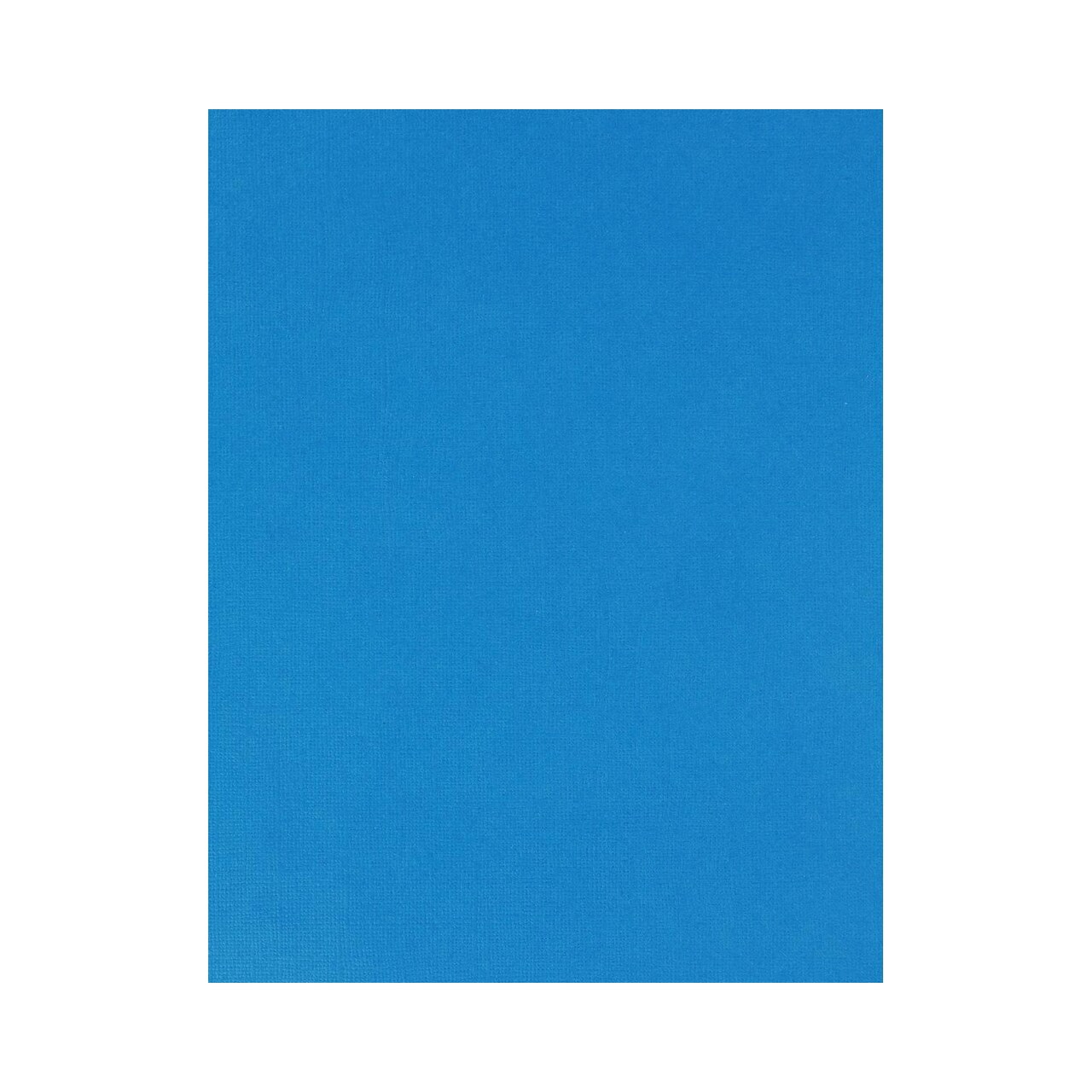 PA Paper Accents Textured Cardstock 8.5" x 11" Bright Blue, 73lb colored cardstock paper for card making, scrapbooking, printing, quilling and crafts, 1000 piece box